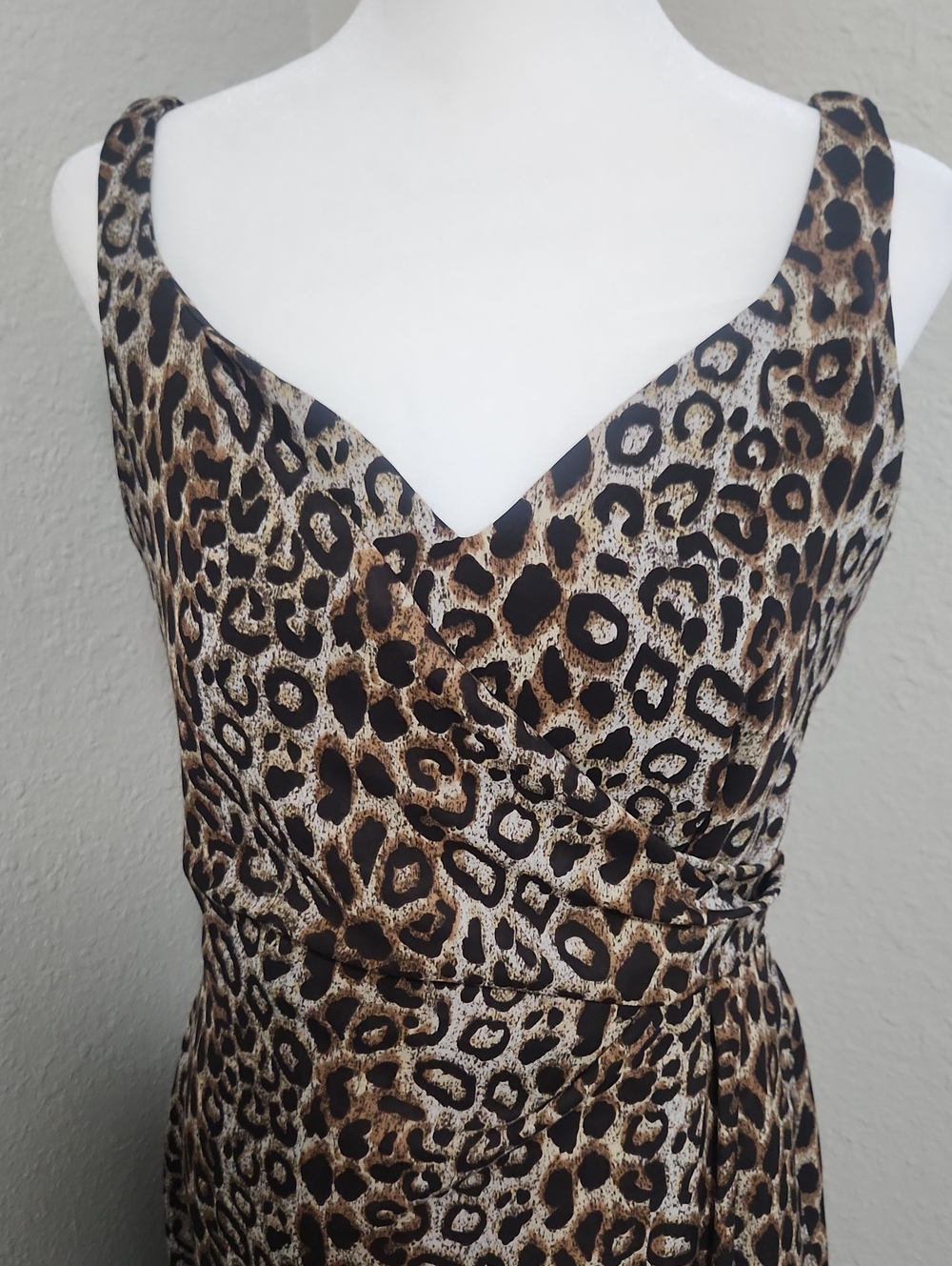 Vintage David Warren Cheetah Print Siren Dress - Picture 2 of 7